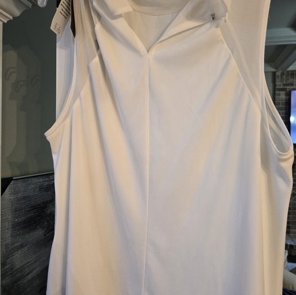 Robert Rodriguez Sleeveless Beaded Sheer Blouse Evening Wear Sz Medium - Picture 6 of 12